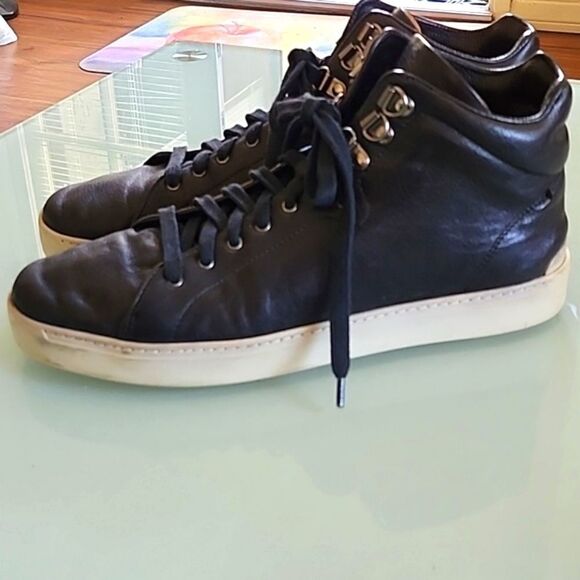 Rag & Bone Kent High Top Leather Sneakers - Picture 4 of 11